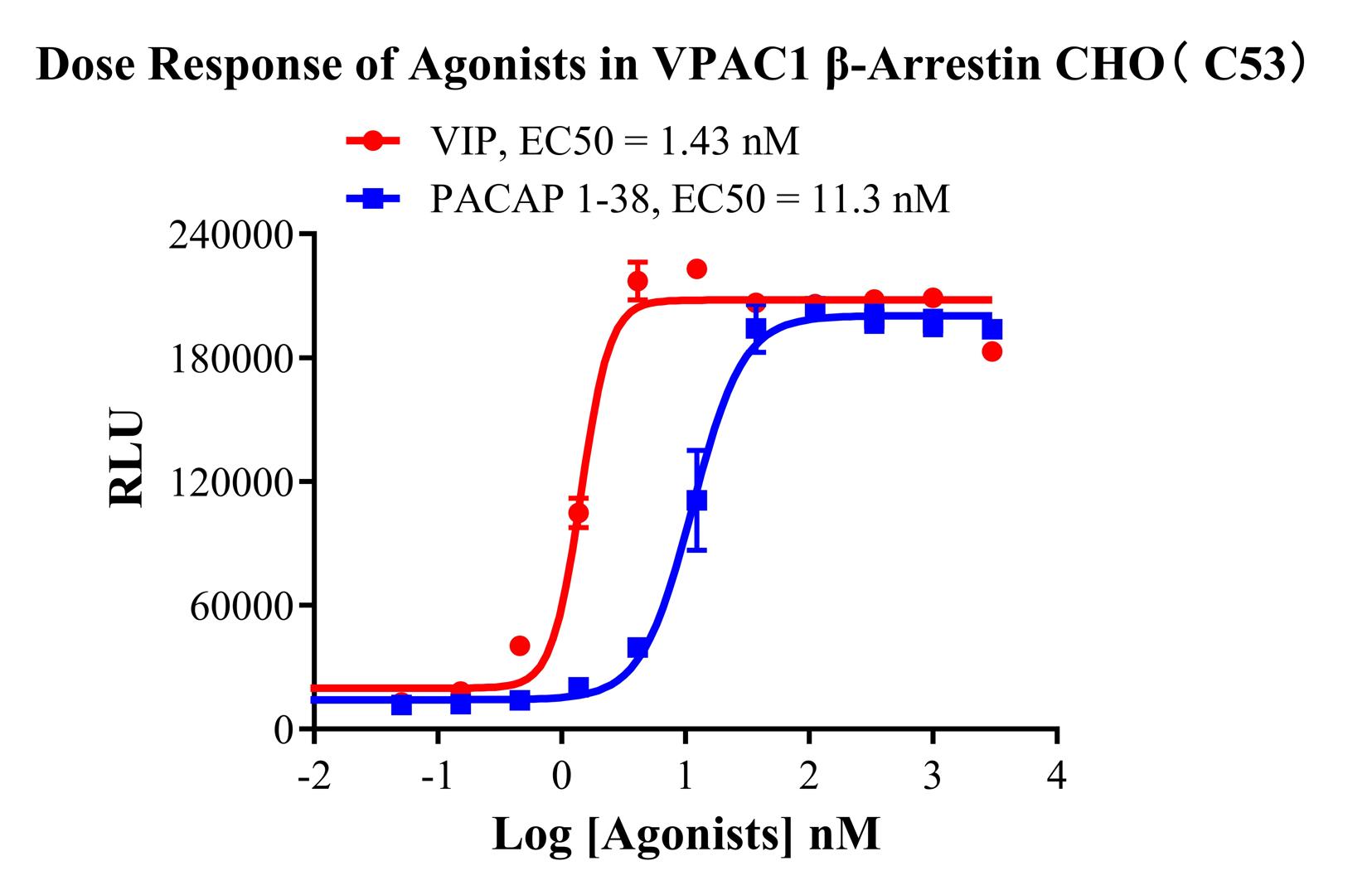 CHO-K1 Human VPAC1 β-Arrestin Cell Line