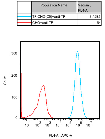 CHO-K1 Human TF Cell