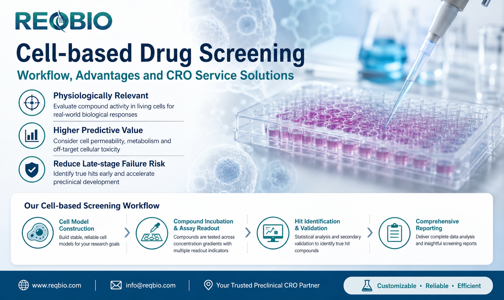 Reqbio delivers reliable cell-based assays for biotech and pharma 