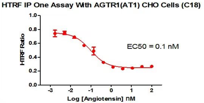 HTRF IP One Assay with AGTR1(AT1) CHO-K1 Cells(C18)